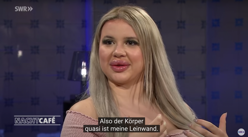 Jessy on Germany's TV broadcast